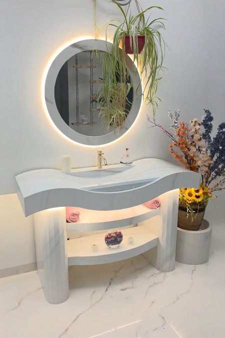 مغسلة رخام عصرية